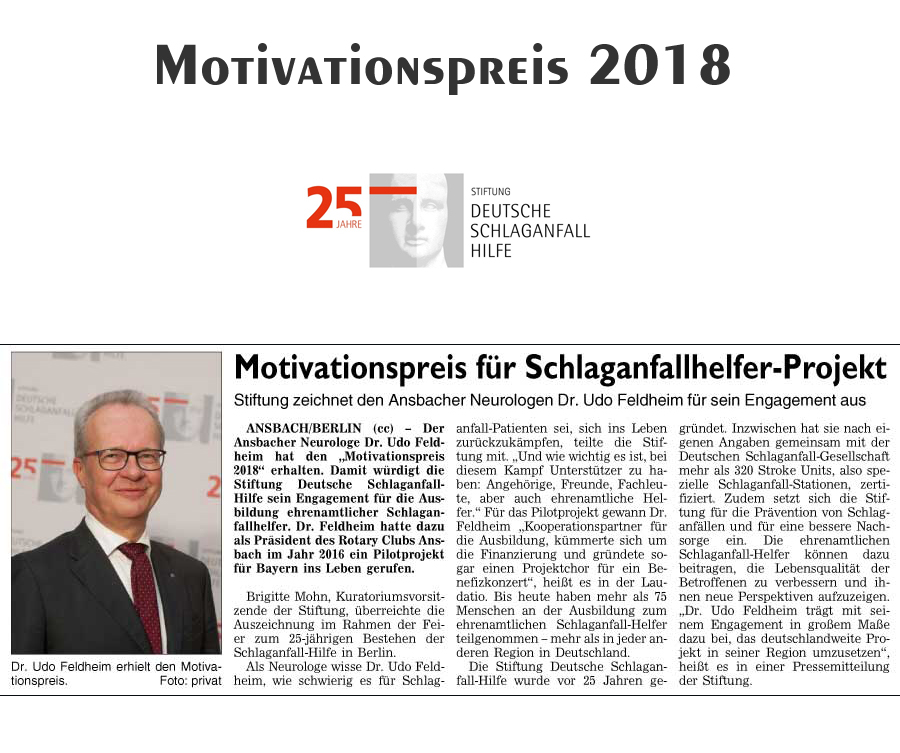 Motivationspreis 2018